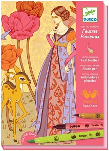 Раскраска с фломастерами - Волшебные легенды (Djeco, 08643k)